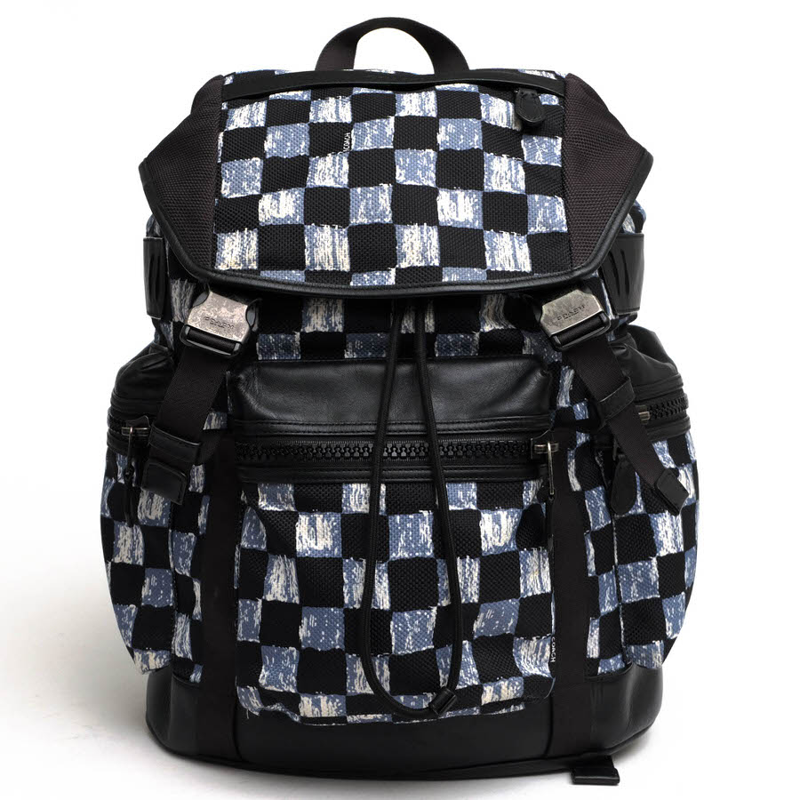 COACH bN R[` F11172 Terrain Trek Pack with Graphic Checker Print ebN eC pbN OtBbN `FbJ[vg ꕔv fCpbN yÁz