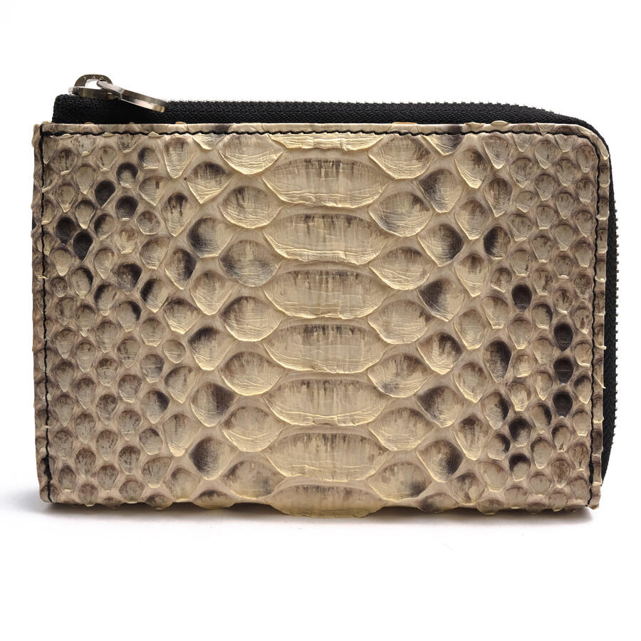 DECADE 長財布 ディケード DCD-01175P Python Leather Leather L Round Wallet コンパクトウォレット 小銭入れあり L字ファスナー 