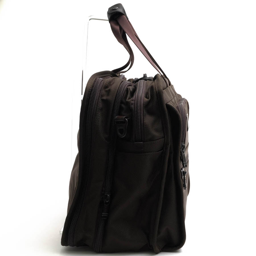 TUMI ボストンバッグ トゥミ 22121BH Alphaシリーズ Small Expandable Carry-On スモール エクスパンダブル キャリーオン FXTバリスティックナイロン ナパレザー 【中古】