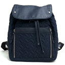 COLE HAAN リュック コールハーン U03737 Quilted Nylon Backpack マザーズバッグ キルティング ユニセックス 男女兼用 デイパック 【中古】