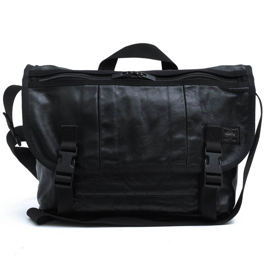 PORTER ショルダーバッグ ポーター 吉田カバン 023-03759 ALOOF MESSENGER BAG アルーフ カーフ インド..