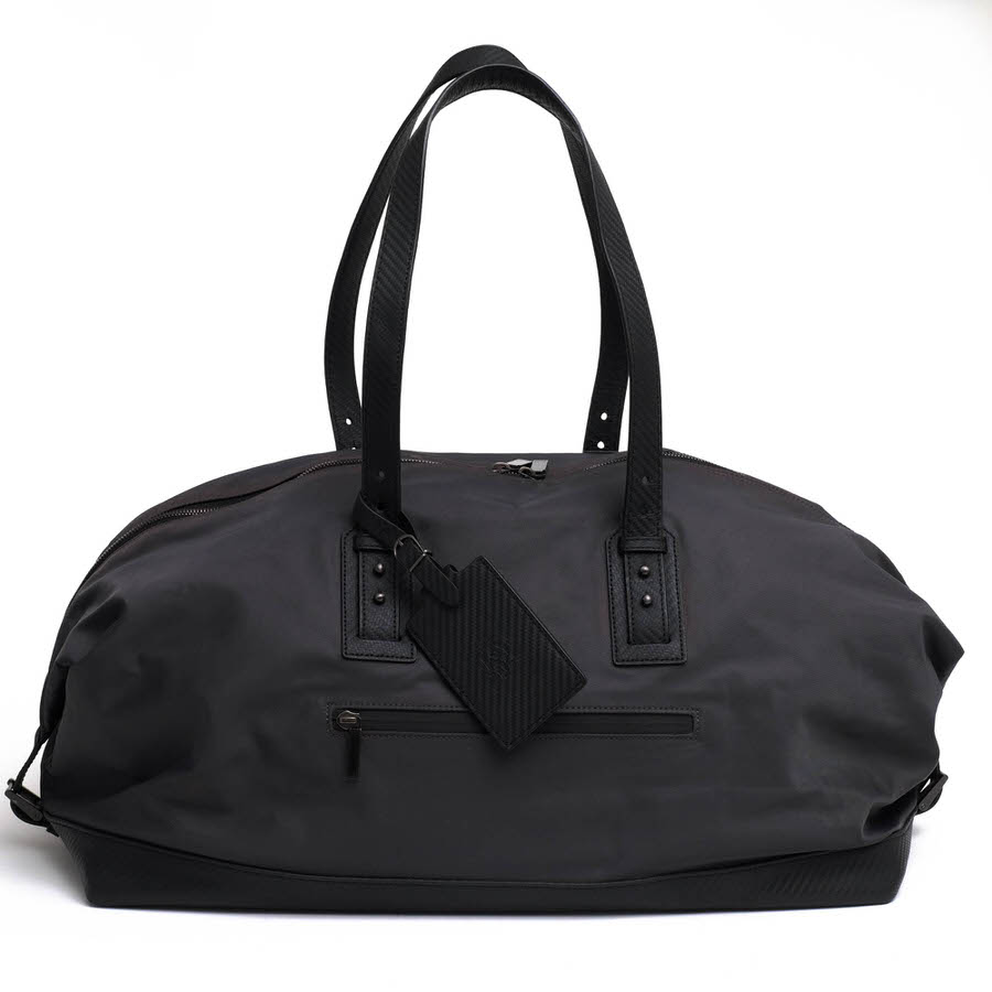 Dunhill ボストンバッグ ダンヒル CHASSIS SUPER LIGHT HOLDALL シャシー スーパーライト カーボンファイバー ファスナー付近のナイロンが一部色褪せしています。 【中古】