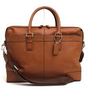 COACH ビジネスバッグ コーチ F70454 Gramercy Leather Zip Top Briefcase グラム レザー ジップ トップ ブリーフ 牛革 ミニシグネチャー柄 2WAY ショルダーバッグ 定番 【中古】