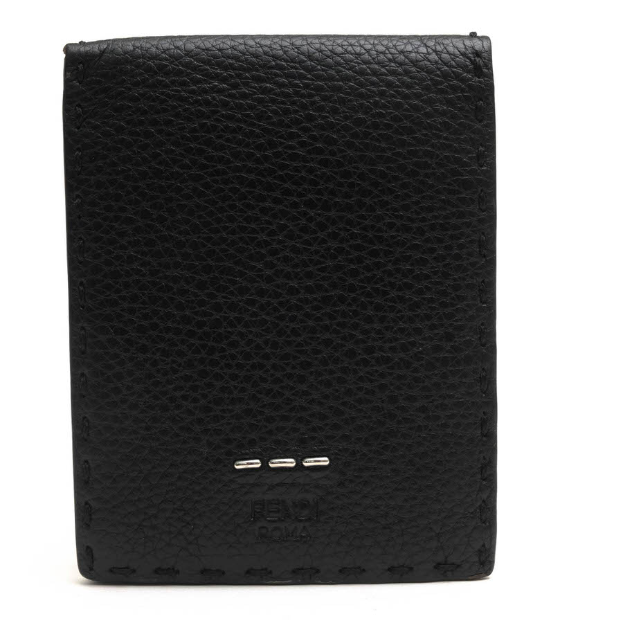 FENDI  եǥ 7M0194 O7N FOGXN COIN WALLET CUOIO ROMANO 3 TRAVETTE SELLERIA ...