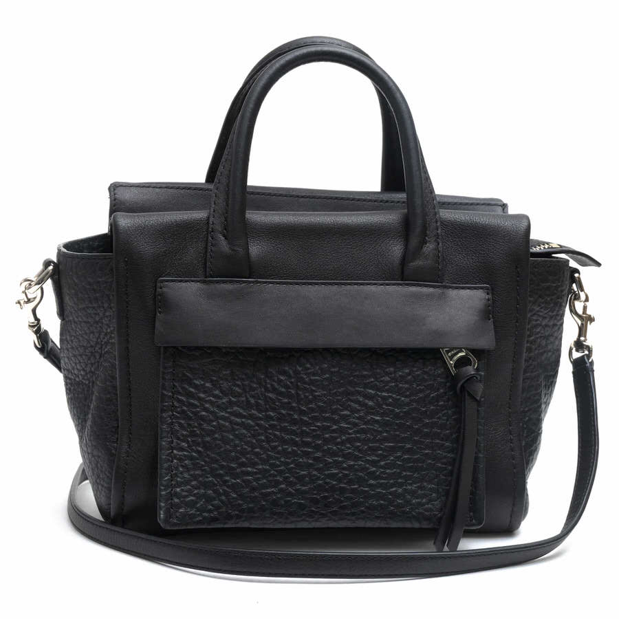 COACH ハンドバッグ コーチ F27923 ブリーカー ミニ ライリー キャリーオール BLEECKER MINI RILEY CARRYALL 2WAY ショルダーバッグ シボ革 シュリンクレザー 【中古】