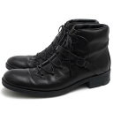 GUCCI ワークブーツ グッチ 101744 STIVALETTO SUO GOMMA SOFT NOVOCALF 牛革 カーフ ラグソール ミリタリー 【中古】(4)