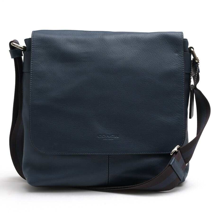 COACH ショルダーバッグ コーチ F72362 Charles Small Messenger In Sport Calf Leather チャールズ スモール メッセンジャー スポーツカーフ 牛革 フラップ式 シボ革 シュリンクレザー メッセンジャーバッグ 