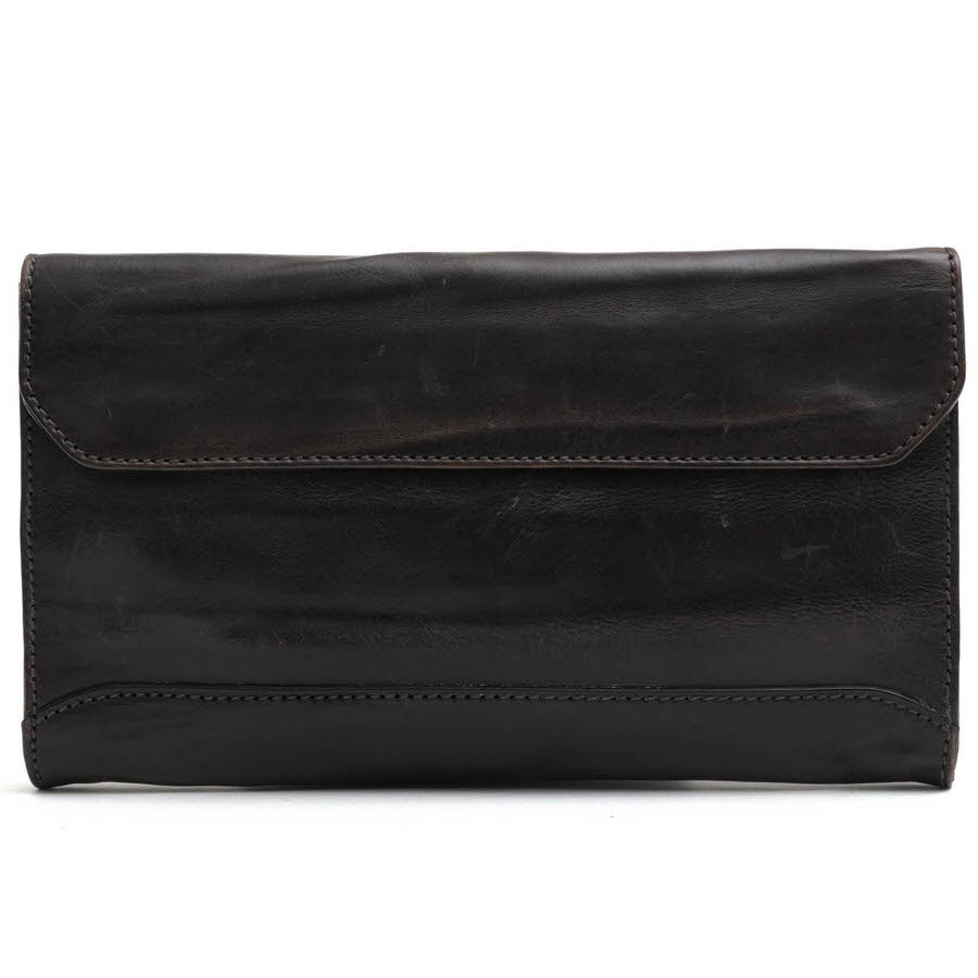 F, H, W - Daniel＆Bob セカンドバッグ/クラッチバッグ ダニエル＆ボブ PRISMA RODI プリズマ ロディ エクスクルーシブレザー 牛革 フラップ式 ウォッシュ加工 【中古】