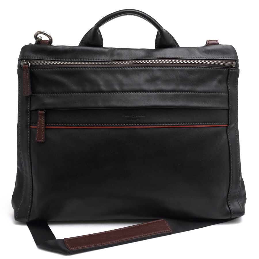 BRANDINGの全商品で利用可↓↓1%OFFクーポン↓↓FUJITAKA フジタカ ビジネスバッグ メンズ No.51501 マイカ 北イタリア産カーフレザー 牛革 高強力撥水軽量ソフトナイロン商品説明FUJITAKA(フジタカ）の1つ1つの鞄は、主素材・金具・副資材の開発や、それらを日本人の好みや環境、時代のニーズに合わせてクリエイションしていくデザイナー、そして組み立て、形にしてゆく職人に至るまで、その全てに日本のエキスパートな技術が結ばれ、はじめて商品として完成されます。そこには、それぞれに伝承されている技があり、丁寧にハンドメイドで心を込めて作られています。日本の中で暮らしている私達が、持っていて心地のよい鞄、耐久性、機能性、軽量、そして匠の技が光るモダンで粋な鞄。メイド イン ジャパンでしか表現できない鞄を、自社工場で企画、物づくりをし、繊細な心配りと信頼の技を結集した鞄をFUJITAKA(フジタカ)は提案します。リラックス&ライトな快適通勤スタイルを提案する新感覚のマイカシリーズ。本体には北イタリアのタンナーで鞣された上質なカーフレザーを使用し、オイル・ワックス・カゼインを塗り込み、発色が美しく軽量でしなやかな仕上がり。背面と側面には軽量で撥水性を持ち強度を兼ね備えた高強力撥水軽量ソフトナイロンを組み合わせ、しっとりと使用感で使い勝手を考えられたモデルです。商品詳細◆ブランド名　FUJITAKA◆サイズ詳細　横36cm、縦28.5cm、マチ5.5cm◆仕様　外装：ファスナーポケット×2 内装：ファスナーポケット×1、オープンポケット×2、ボタン付きポケット×1◆特徴　A4ジャスト 2WAY ショルダーバッグ ノートPC収納可◆型番　No.51501 マイカ◆生産国　日本◆素材　上質なナイロン×革レザー◆素材詳細　北イタリア産カーフレザー、高強力撥水軽量ソフトナイロン◆色　ブラック 黒◆商品状態　中古品-良い◆付属品　ショルダーストラップ