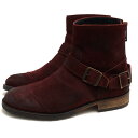 BELSTAFF エンジニアブーツ ベルスタッフ 77800217 TRIALMASTER BOOTS トライアルマスター ブーツ ワックススエード バイカーブーツ バックジップ 【中古】