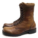 NUMBER (N)INE レースアップブーツ ナンバーナイン F13-NF004 ARMY BOOTS 2008 復刻モデル コンバットブーツ サイドジップ 【中古】