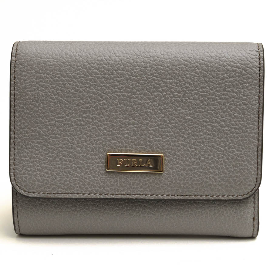 FURLA 財布 フルラ PBG2RZY RITZY M TRIFOLD リッツィー エム トライフォールド ペブルドレザー 牛革 三つ折り 小銭入れあり 【中古】