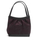 INDEN-YA ハンドバッグ 印傳屋 印伝 6309 手提 鹿革 漆塗り がま口 【中古】(4)