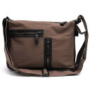Dunhill ショルダーバッグ ダンヒル HEIST CANVAS ヘイスト コットンキャンバス 牛革 フラップ式 メッセンジャーバッグ 【中古】
