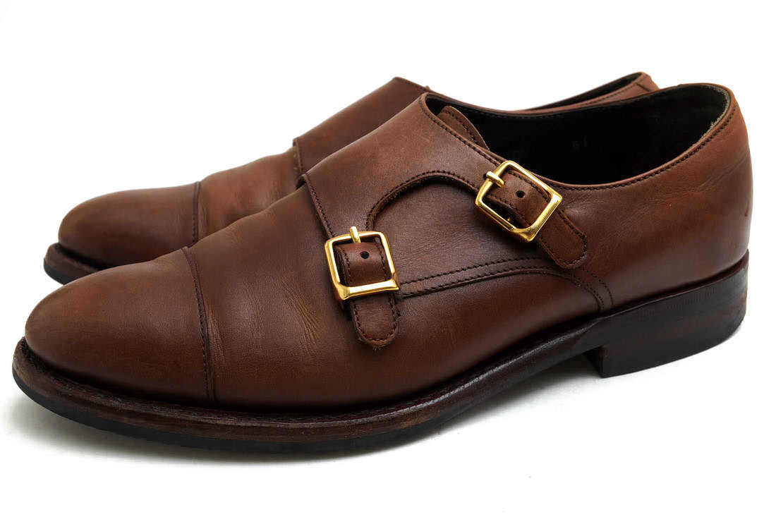 JALAN SRIWIJAYA ビジネスシューズ ジャランスリワヤ 98656 EDWARD W-MONK SHOES デュプイ社 カーフ ...