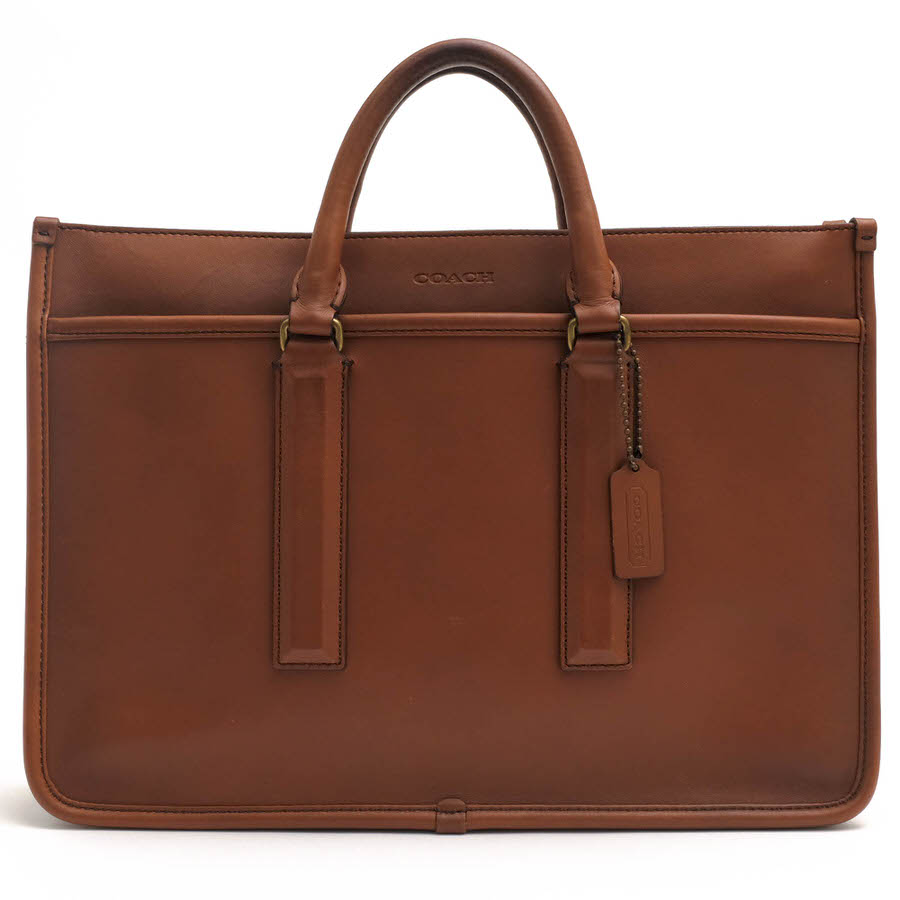 COACH ビジネスバッグ コーチ 70723 Legacy Brief レガシー ブリーフ 牛革 カウハイド 【中古】