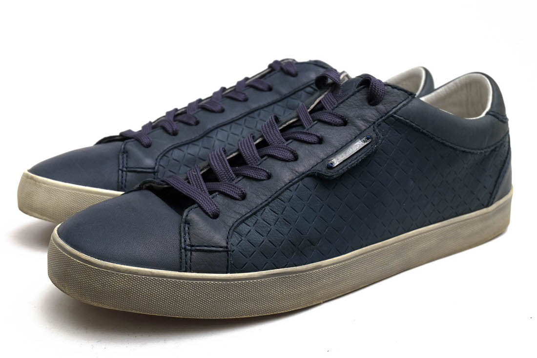 DOLCE＆GABBANA ローカットスニーカー ドルガバ CS1148 Sneakers Pelle Lavata Foro バケッタレザー 【中古】