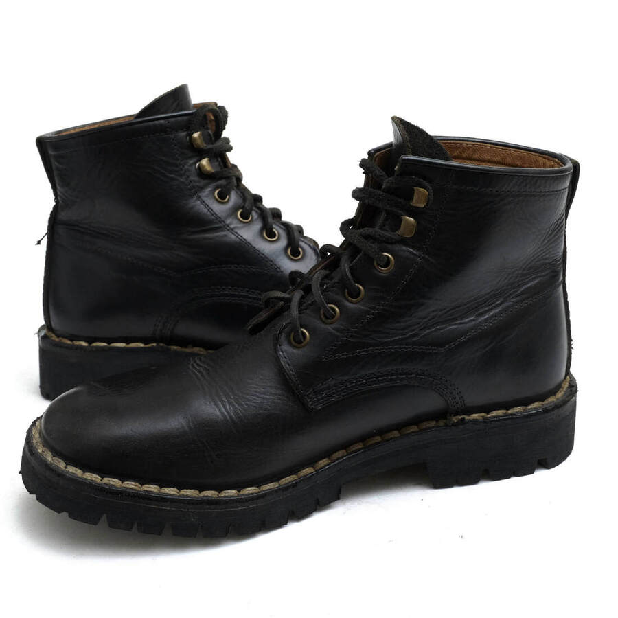 ブランディングのBUTTERO ワークブーツ ブッテロ B11511 BRIGANTE 牛革 プレーントゥ Vibramソール 【中古】｜アングル3