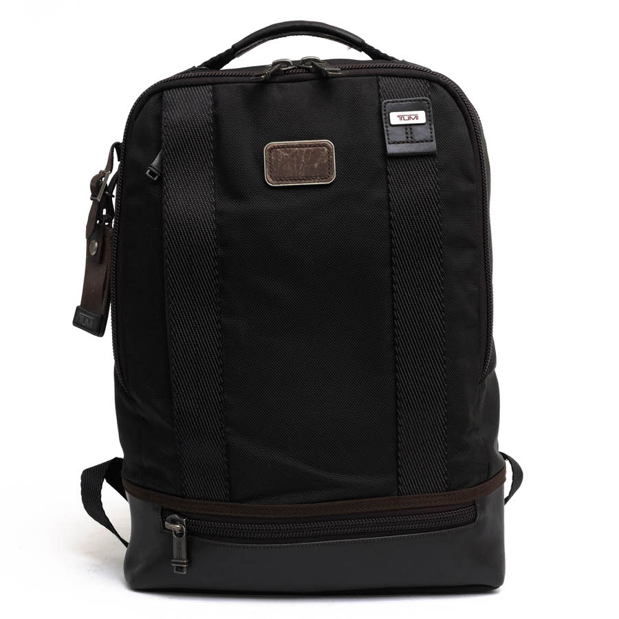 TUMI リュック トゥミ 222682HK2 ALPHA BRAVO DOVER BACK PACK アルファ ブラボー ドーバー バックパック FXTバリスティックナイロン × 牛革 ビジネスリュック デイパック 【中古】