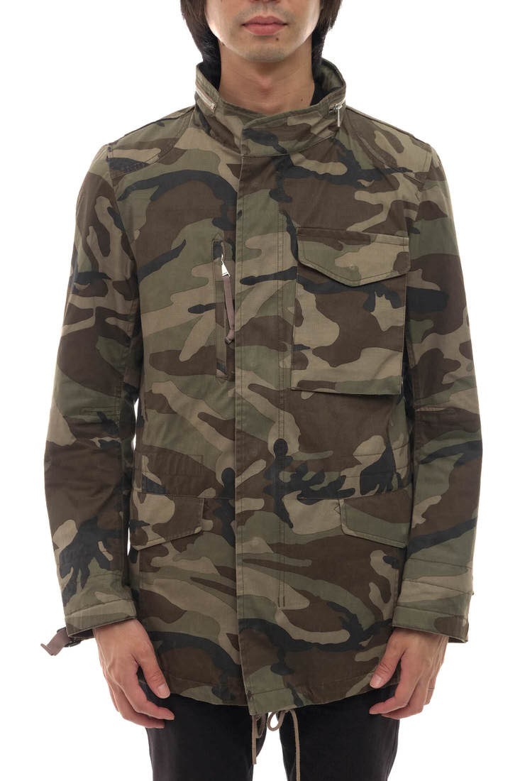 Rakuten - ノンネイティブ/nonnative/NN-J3001 TROOPER JACKET COTTON ARMY CLOTH WITH WINDSTOPPER 2L CAMO フィールドジャケット 【中古】