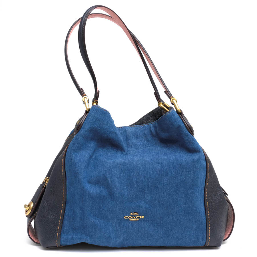 コーチ/COACH/28916 Denim and Leather Edie デニム アンド レザー イーディー ハンドバッグ 【中古】