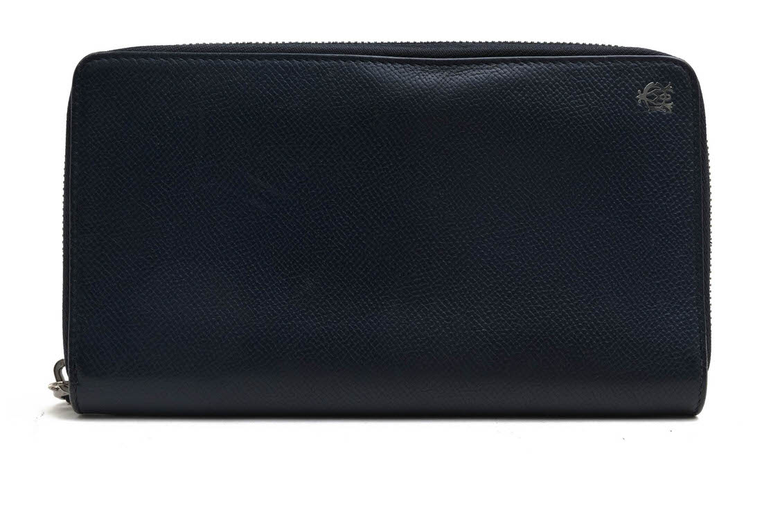 ダンヒル/Dunhill/Bourdon Single Zip Organizer ボードン 長財布 【中古】