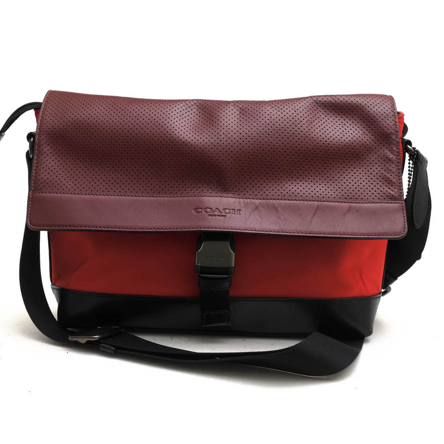 楽天市場】コーチ COACH メンズ（カラーレッド）（メンズバッグ