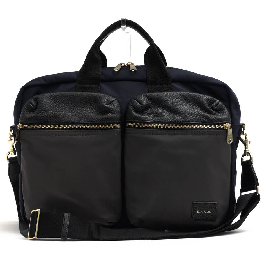 ポールスミス/Paul Smith/PSN504 ナイロンカラーブロック ビジネスバッグ 【中古】