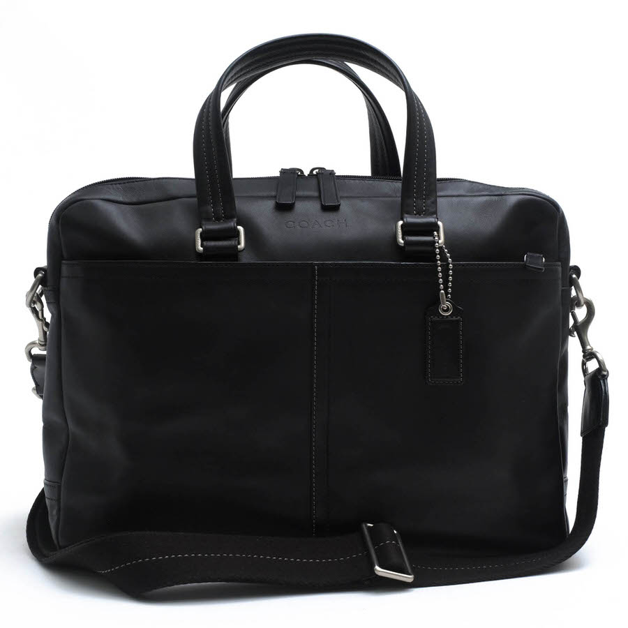 コーチ/COACH/F70670 Legacy Leather Zip Commuter レガシー ジップ コミューター ビジネスバッグ 【中古】