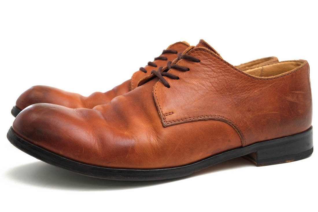 パドローネ/PADRONE/PU7358-2001-11C DERBY PLAIN TOE SHOES JACK ビジネスシューズ 【中古】