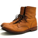 モト/MOTO/1100 PLAIN TOE LACE UP BOOTS レースアップブーツ 【中古】(4)