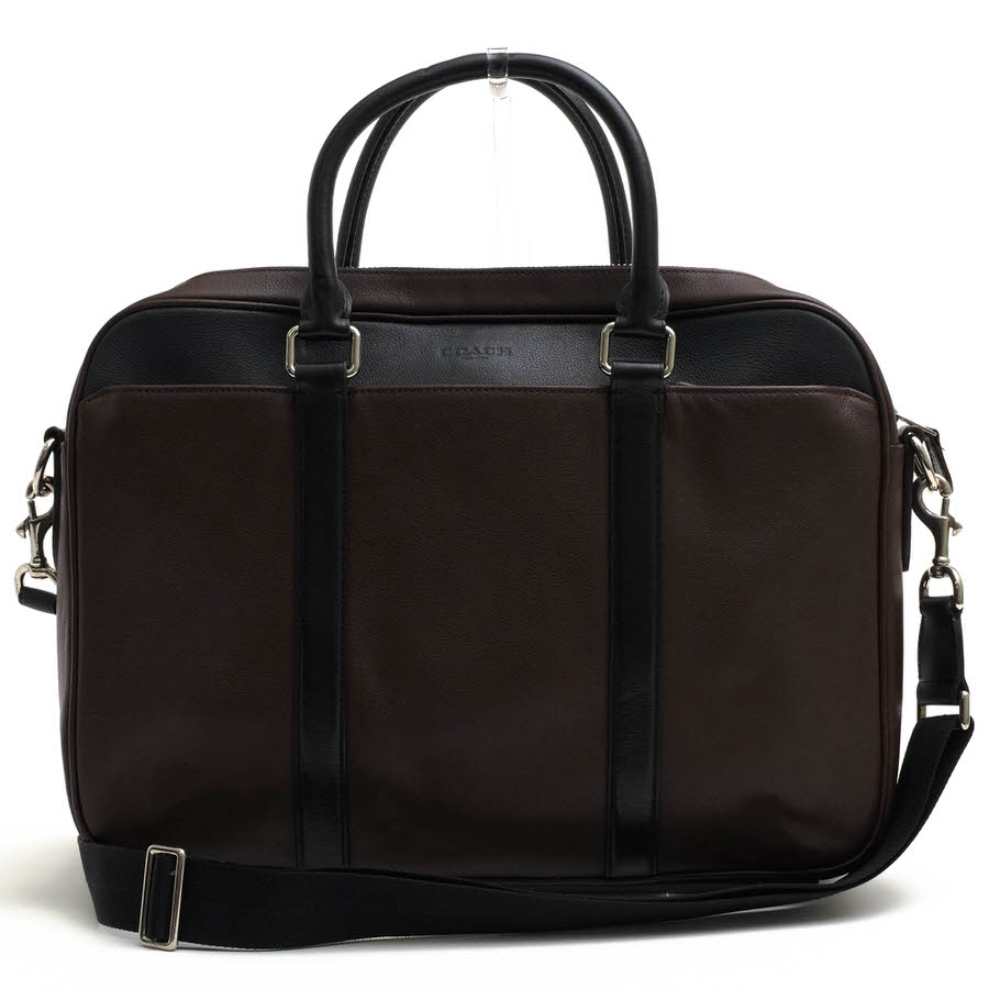 コーチ/COACH/F56018 Perry Slim Brief In Colorblock ペリー スリムブリーフ ビジネスバッグ 【中古】