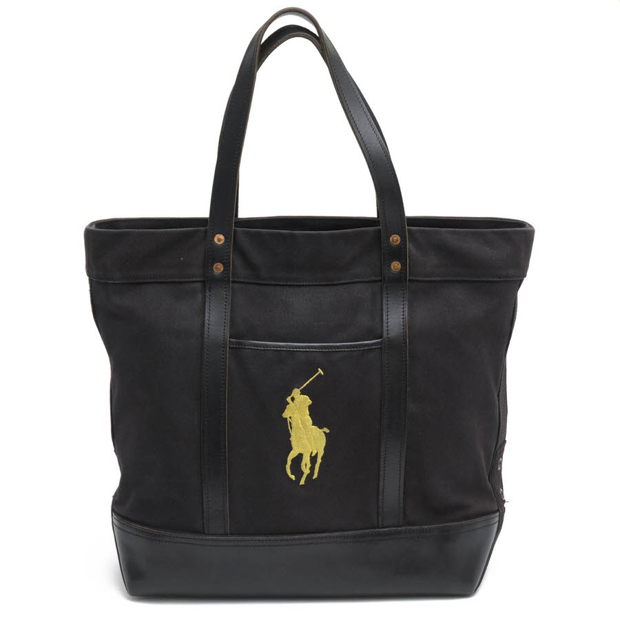 ポロ ラルフローレン/POLO RALPH LAUREN/4055129 36007 Elevated Big Pony Zip Tote トートバッグ 【中古】