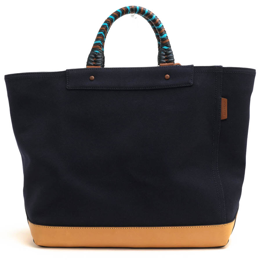 Rakuten - コーチ/COACH/70897 ブリーカーキャンバス ビーチ トート Bleecker Canvas Beach Tote トートバッグ 【中古】