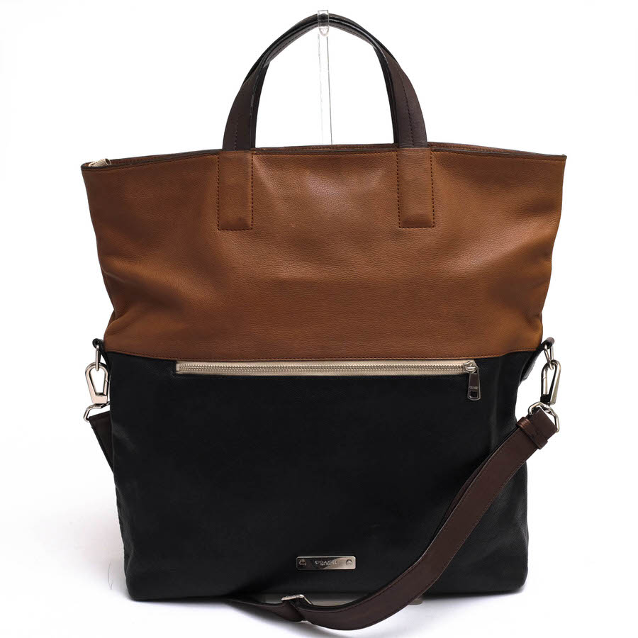 コーチ/COACH/71292 Thompson colorblock foldover tote トンプソンカラー ブロック フォルドオーバー トートバッグ 【中古】