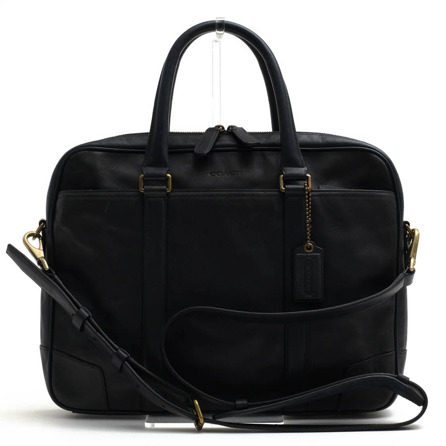 Other - コーチ/COACH/70901 Bleecker Leather Slim Brief ブリーカー スリム ブリーフ ビジネスバッグ 【中古】