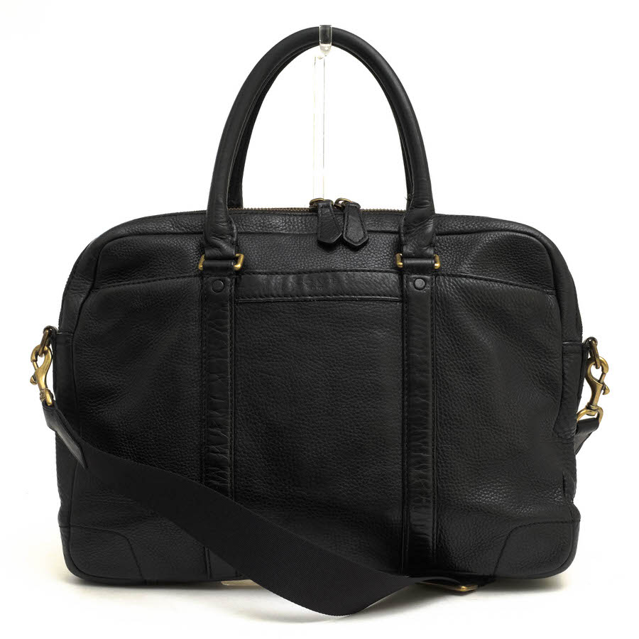 Attache Case - コーチ/COACH/71196 BLEEKER SLIM BRIEF IN PEBBLED LEATHER ブリーカー ペブルド レザー スリム ブリーフ ビジネスバッグ 【中古】