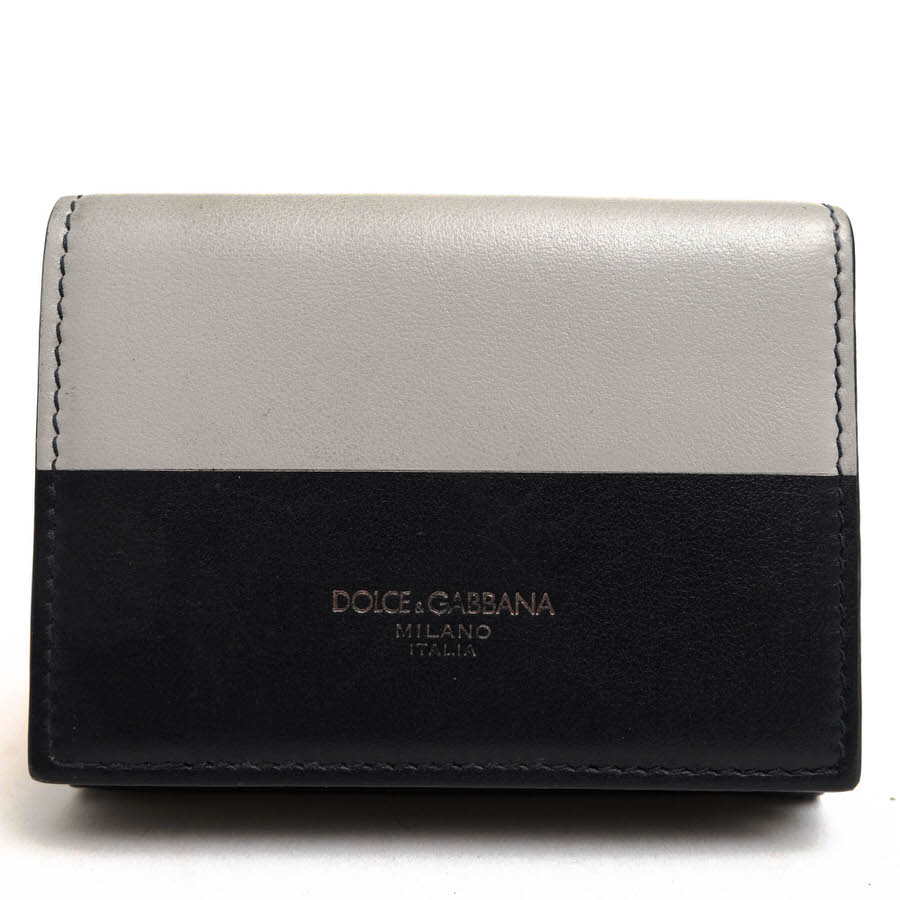 ドルガバ/DOLCE＆GABBANA/AK960 BP2525 P.FOGLIO FRENCH FLAP 財布 【中古】