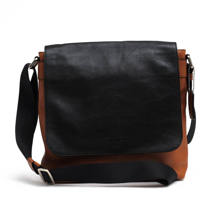 COACH - コーチ/COACH/F72108 Sullivan Small Messenger In Sport Calf サリバン スモールメッセンジャー ショルダーバッグ 【中古】