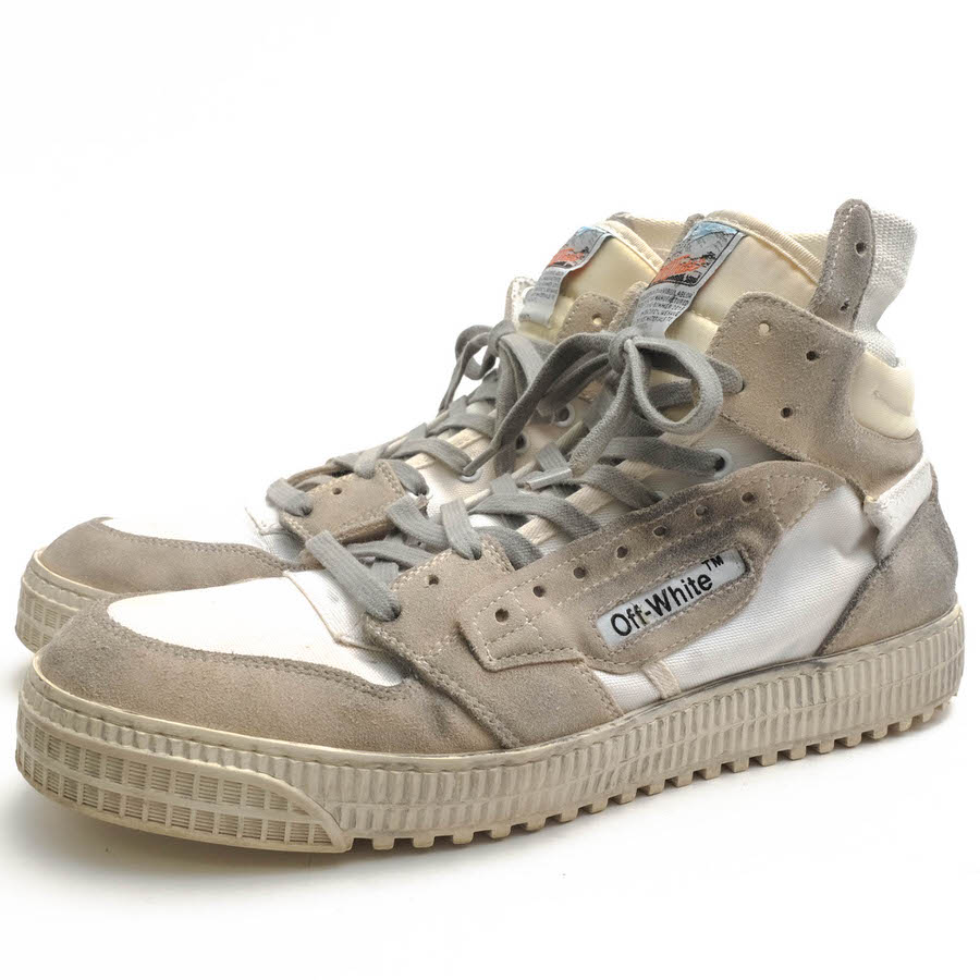 Rakuten - オフホワイト/Off-White/OMIA065E19800002 OFF COURT WHITE ハイカットスニーカー 【中古】