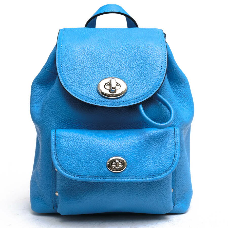 /COACH/37581 Mini Turnlock Rucksack In Polished Pebble Leather ߥ å å š