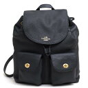 コーチ/COACH/F37410 BILLIE BACKPACK IN PEBBLE LEATHER ビリー バックパック リュック 【中古】