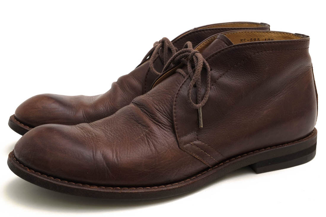 ミスターオリーブ/MR.OLIVE/ME-525 E.O.I WATER PROOF SHIRINK LEATHER CHUKKA BOOTS チャッカブーツ ...