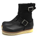 BRANDINGの全商品で利用可↓↓1%OFFクーポン↓↓whiz / ウィズwhiz ウィズ エンジニアブーツ WZ-AW09-A-19 ENGINEER BOOTS シープスキン 羊革商品説明その独創的な世界観をアイデンティティに、手刷りのTシャツから始まったインディペンデントブランド「whiz」。「INDIVIDUAL CLOTHES（単体としての個性ある洋服）」をブランドコンセプトに、原色の鮮やかなカラーリング、いち早くフォークロアデザインを取り入れたなどシーンでも話題に事欠かないブランド。原宿で生まれた極地的なファッションカルチャーを、全世界に向けて発信するまでに至っている筒の部分は柔らかい手触りのシープスキンを採用され、内側はファー仕様のエンジニアブーツ。きれい目のタイトなボトムスからデニムまで、どんなコーディネイトにも相性よく合わせていただけます。見た目以上に軽量な仕上がりで、万能に活躍するアイテム。商品詳細◆ブランド名　whiz◆サイズ表記　L◆日本サイズ参考　約Lサイズ◆サイズ詳細　アウトソール 約28.8cm ワイズ 約11cm ヒール 約3.3cm ブーツ高さ 約25.5cm◆特徴　Vibramソール ムートン◆型番　WZ-AW09-A-19 ENGINEER BOOTS◆素材　上質な革 レザー◆素材詳細　シープスキン（羊革）◆色　ブラック 黒◆商品状態　中古品-非常に良い◆状態詳細　数回のみ使用