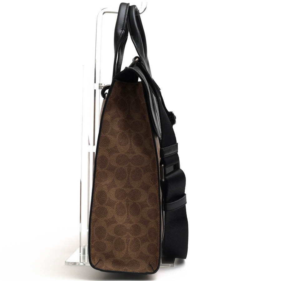 コーチ/COACH/39775 Metropolitan portfolio in signature canvas メトロポリタン ...