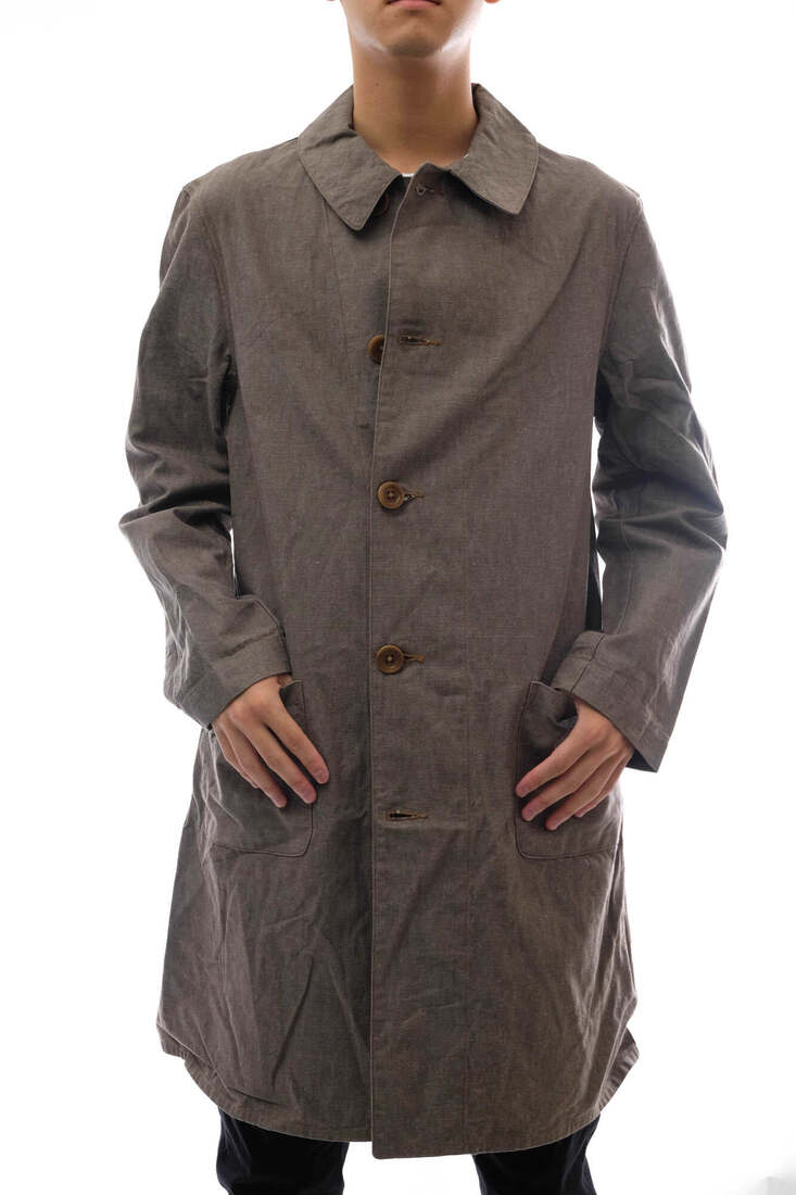 Rakuten - ウエアハウス/WAREHOUSE/WH2119 CHAMBRAY SHOP COAT ステンカラーコート 【中古】