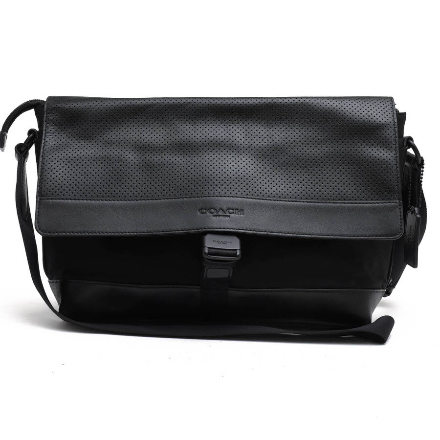 COACH - コーチ/COACH/F71968 Bike Bag in Nylon And Perforated Leather ショルダーバッグ 【中古】