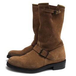 バルマンオム/BALMAIN HOMME/S2HT957BA31 Buckled Suede Biker Boots エンジニアブーツ 【中古】