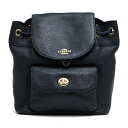 コーチ/COACH/F37621 Mini Billie Backpack In Pebble Leather ビリー ミニ バックパック リュック 【中古】