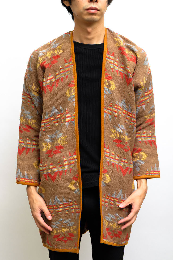 ビズビム/VISVIM/SANJURO COAT NT.BLANKET (N.D.) BROWN ジャケット 【中古】